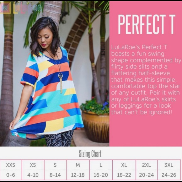 **❣️SOLD❣️**💜Sale for $12💜Lularoe Perfect Tee - Picture 7 of 7